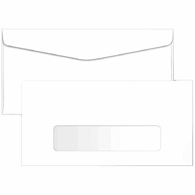 Envelope carta oficio 114x229mm 75g c/janela pequena / 1000UN / Foroni